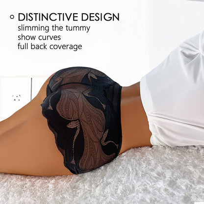 Red / M Ladies Silk Lace Underwear - skyjackerz