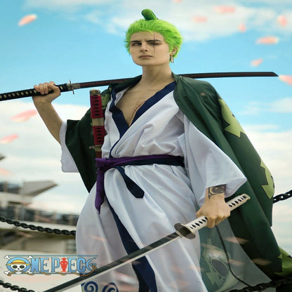 3-pcs Set A One Piece Zoro Wooden Sword Toys - skyjackerz