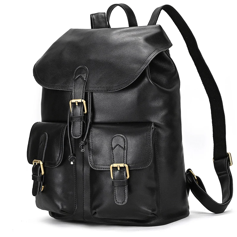 RusticRidge Leather Backpack