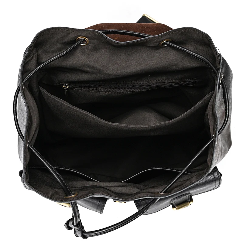 RusticRidge Leather Backpack