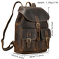 RusticRidge Leather Backpack