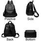 Women's Vintage Leather Backpack