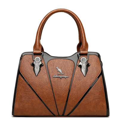 Black Luxury Leather Tote Bag for Women - Designer Crossbody - skyjackerz