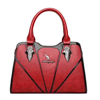 Black Luxury Leather Tote Bag for Women - Designer Crossbody - skyjackerz
