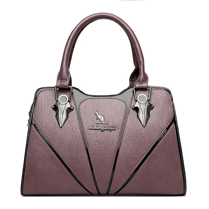 Black Luxury Leather Tote Bag for Women - Designer Crossbody - skyjackerz