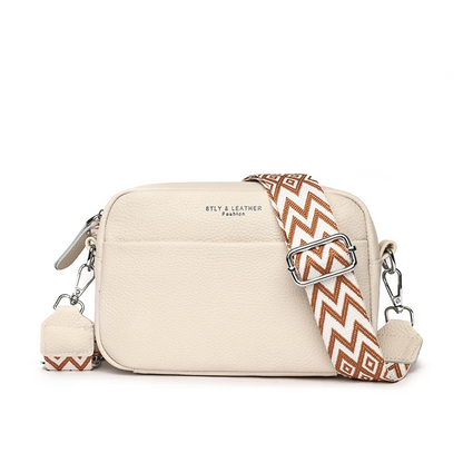 Women's Genuine Leather Crossbody Purse - Modern Chic Design