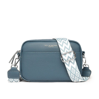 Women's Genuine Leather Crossbody Purse - Modern Chic Design