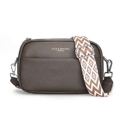 Women's Genuine Leather Crossbody Purse - Modern Chic Design