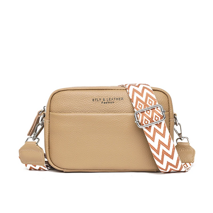 Women's Genuine Leather Crossbody Purse - Modern Chic Design