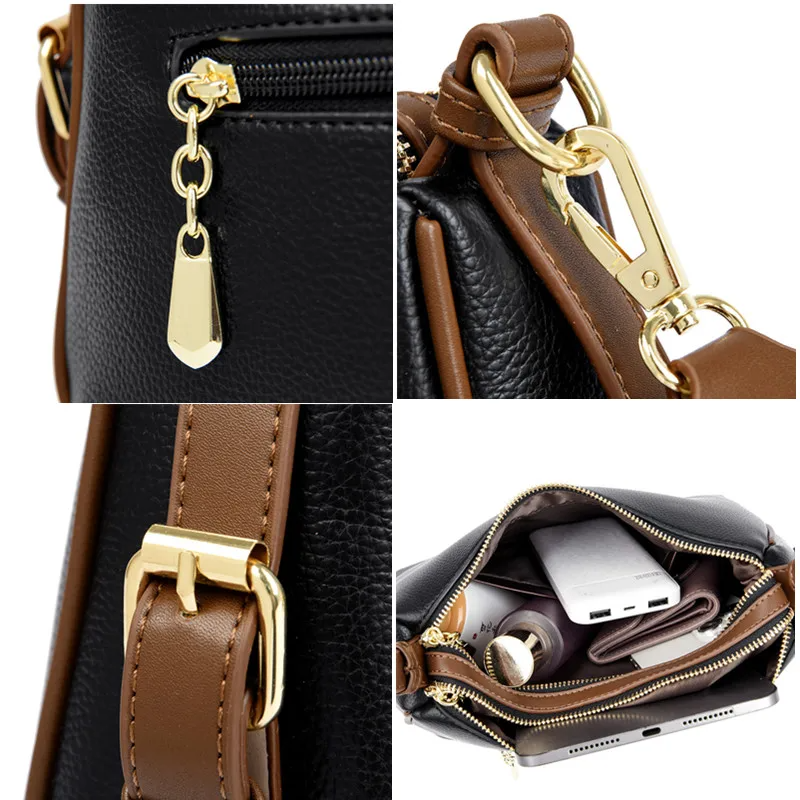 Women's Leather Crossbody Purse - Fashionable Shoulder Bag