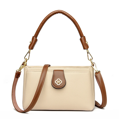 Black Women's Leather Crossbody Purse - Luxury Shoulder Bag - skyjackerz
