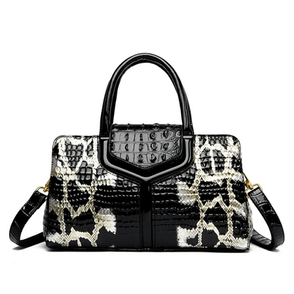 Women's Luxury Crocodile Pattern Leather Shoulder Bag