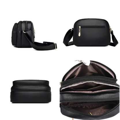 Women's Soft Leather Shoulder Bag - Soft Leather Handbag