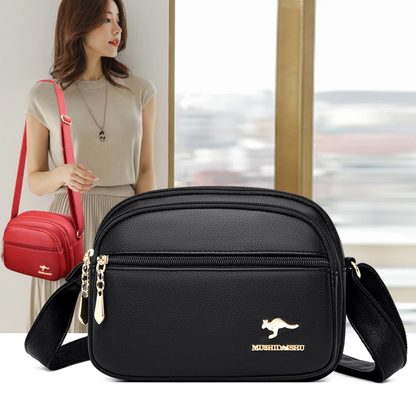Women's Soft Leather Shoulder Bag - Soft Leather Handbag