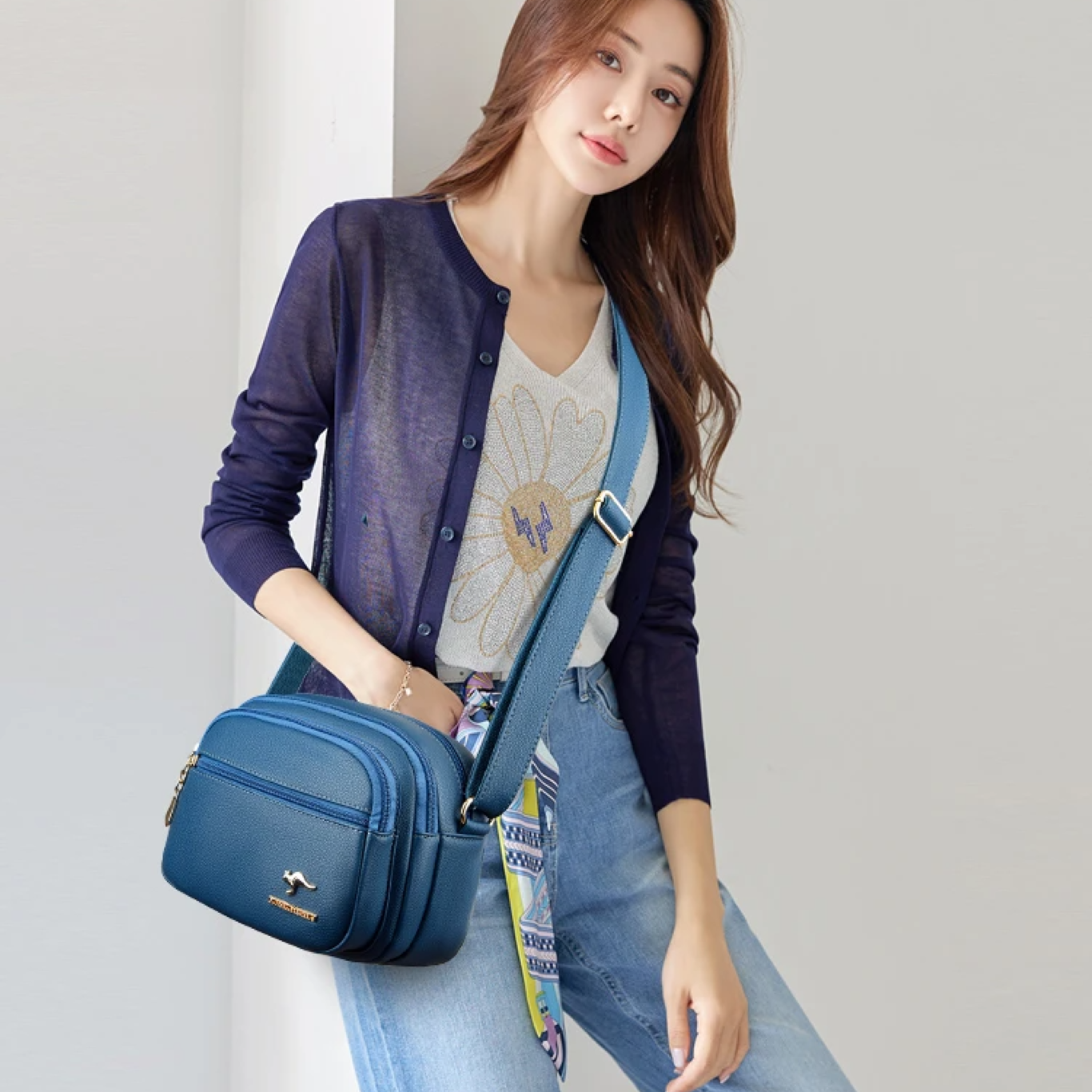 Women's Soft Leather Shoulder Bag - Soft Leather Handbag