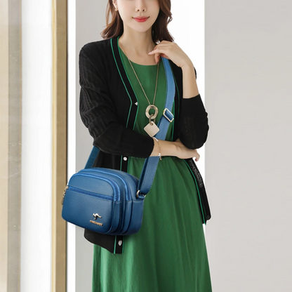 Women's Soft Leather Shoulder Bag - Soft Leather Handbag