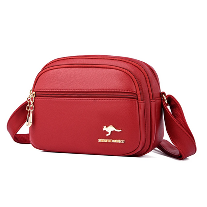 Women's Soft Leather Shoulder Bag - Soft Leather Handbag