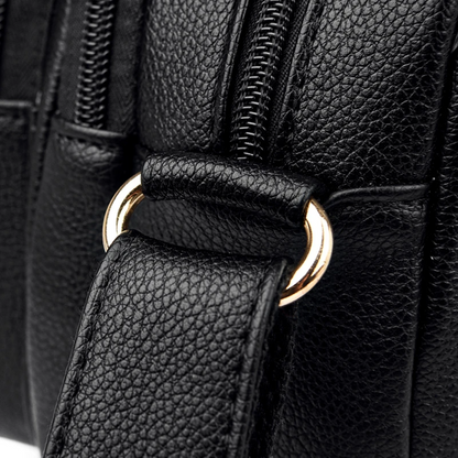 Women's Soft Leather Shoulder Bag - Soft Leather Handbag
