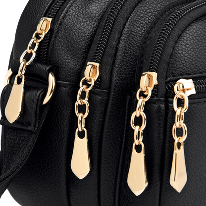 Women's Soft Leather Shoulder Bag - Soft Leather Handbag