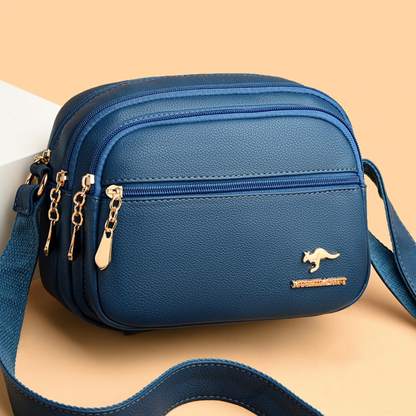 Women's Soft Leather Shoulder Bag - Soft Leather Handbag