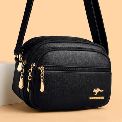 Women's Soft Leather Shoulder Bag - Soft Leather Handbag