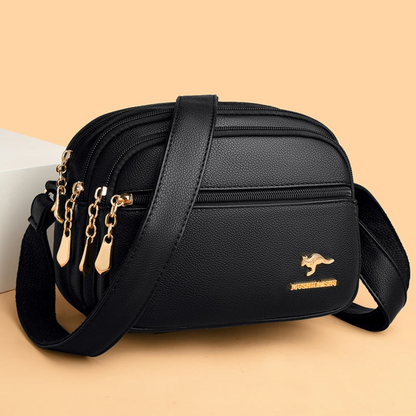 Women's Soft Leather Shoulder Bag - Soft Leather Handbag