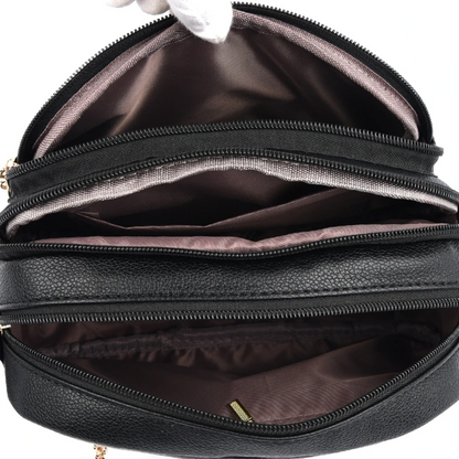 Women's Soft Leather Shoulder Bag - Soft Leather Handbag