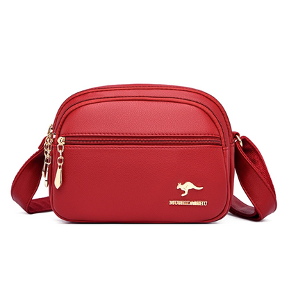 Women's Soft Leather Shoulder Bag - Soft Leather Handbag