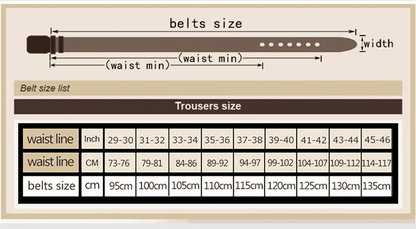 Premium Genuine Leather Belt for Men