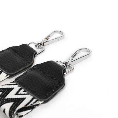 Black Women's Genuine Leather Crossbody Purse - Modern Chic Design - skyjackerz