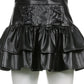 Women Leather Gothic Mini Skirt - skyjackerz