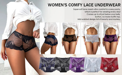 Ladies Silk Lace Underwear - skyjackerz