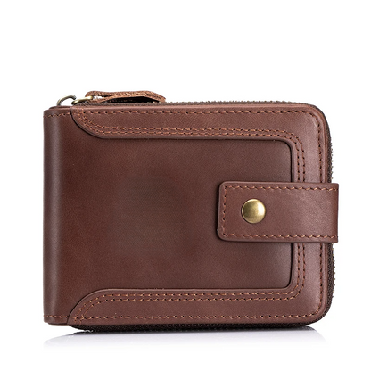 Coffee Traveler Men's Leather Wallet - skyjackerz