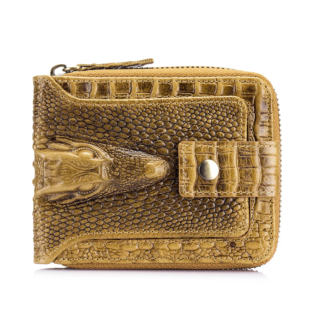 CrocoCraft Men's Leather Wallet