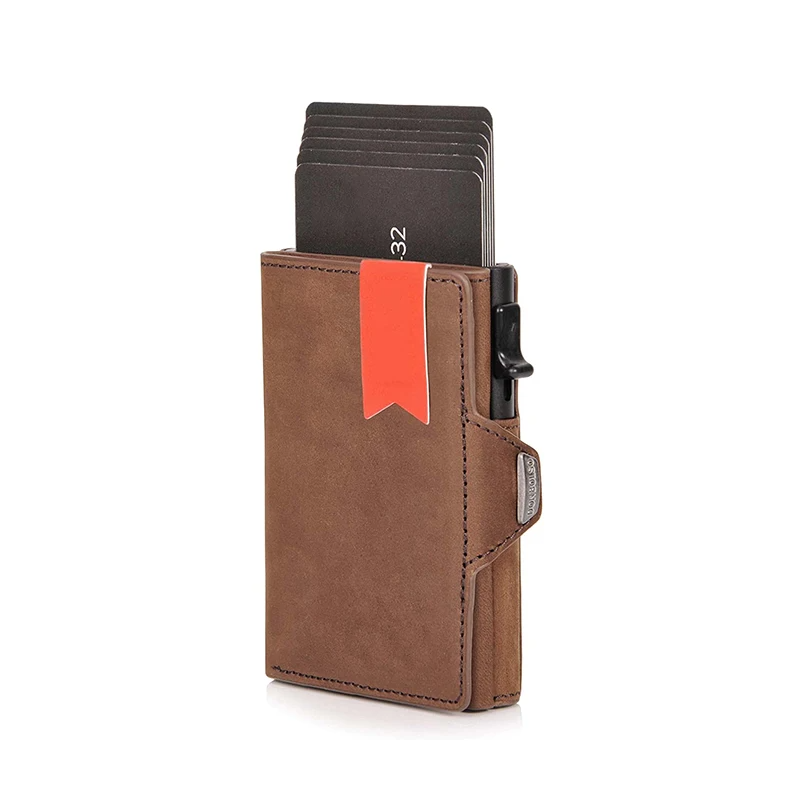 QuickFlip Leather Card Wallet