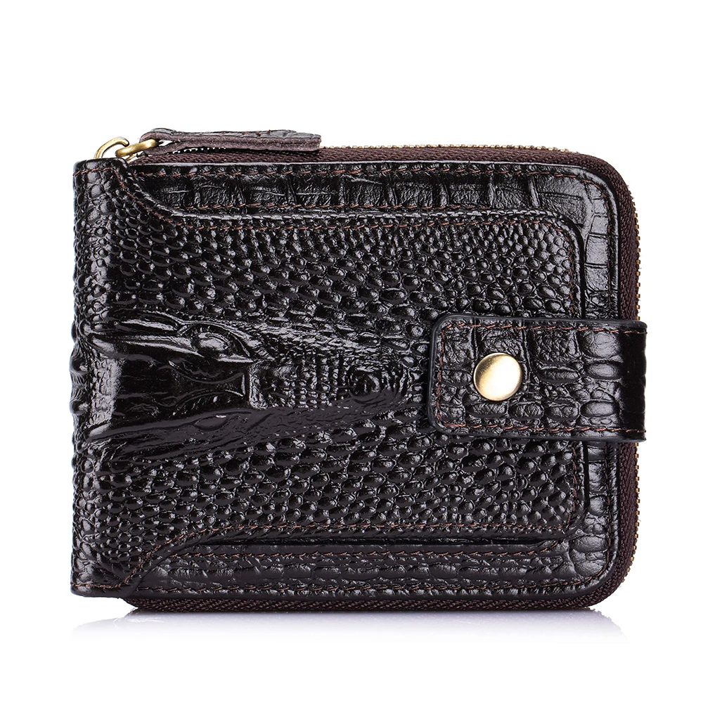 CrocoCraft Men's Leather Wallet