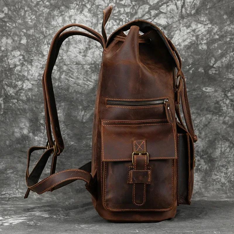 AdventurePro Leather Backpack