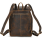 RusticRidge Leather Backpack