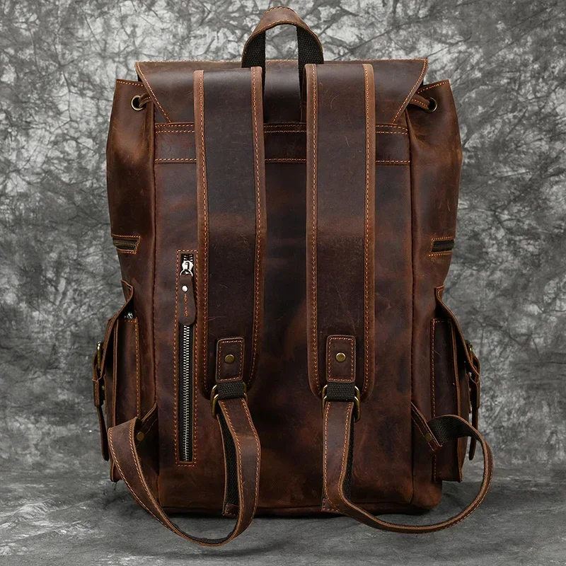 AdventurePro Leather Backpack