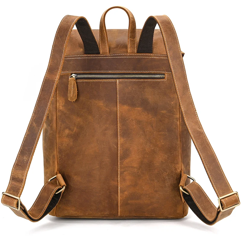 RusticRidge Leather Backpack