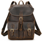 RusticRidge Leather Backpack