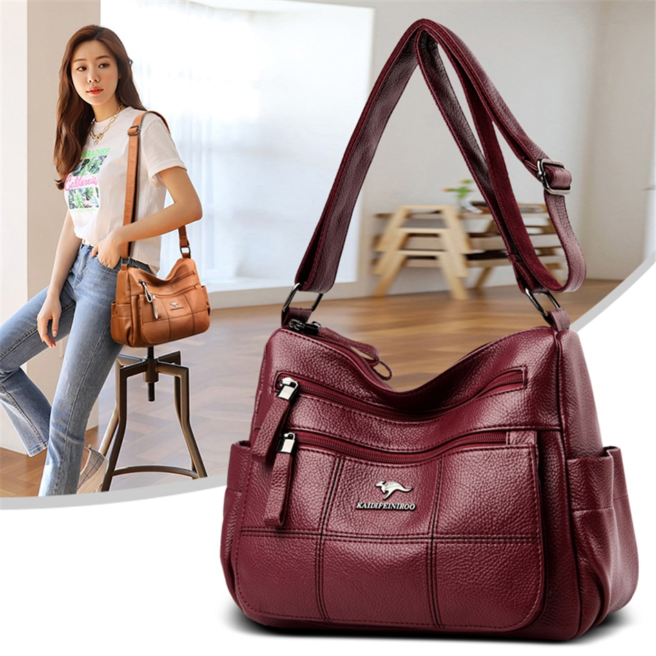 Amy Leather Handbags For Women - skyjackerz