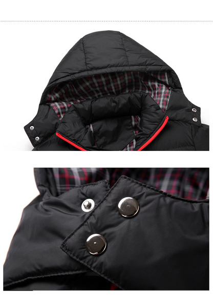 Men's Hooded Puffer Jacket - skyjackerz