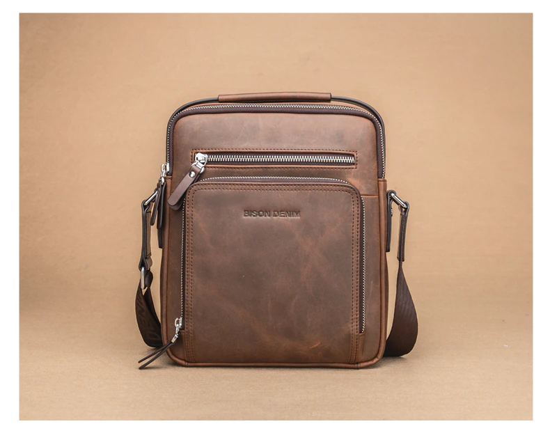 Men's Leather Crossbody Shoulder Bag - skyjackerz