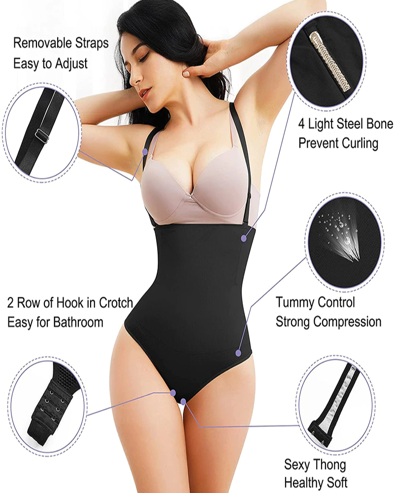 Open Bust Invisible Belly Shaper - skyjackerz