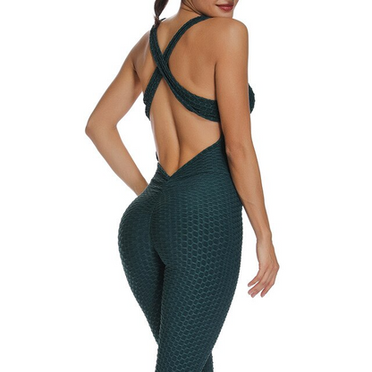Green / S Exotic Yoga Tracksuit For Women - skyjackerz