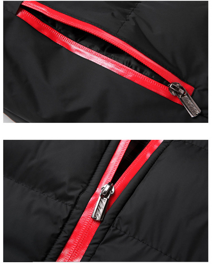 Men's Hooded Puffer Jacket - skyjackerz