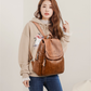 Golden Grace Leather Backpack for Women - Stylish Leather Bag - skyjackerz