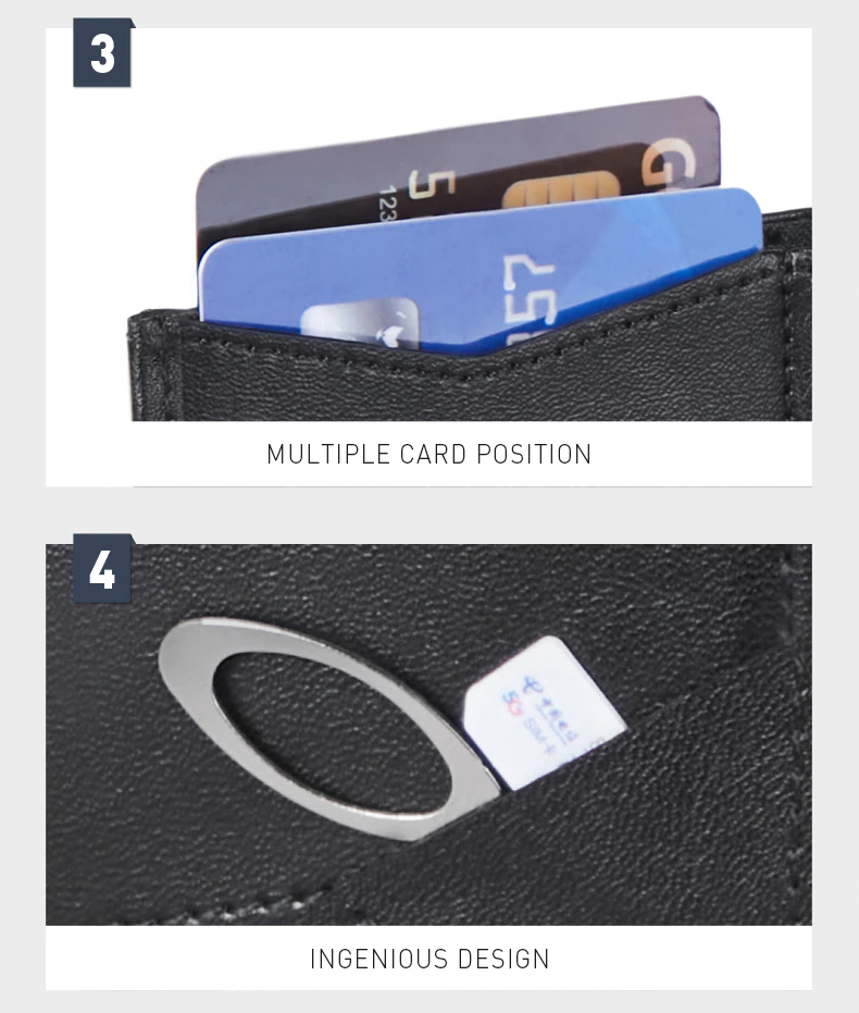 Men's Trifold RFID Blocking Leather Wallet - skyjackerz