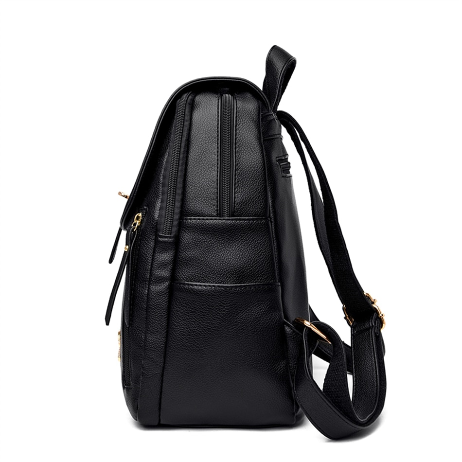 Vintage Leather Backpack For Women - skyjackerz